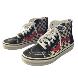 Vans Off The Wall Black Checkered Sneakers Size 13.5